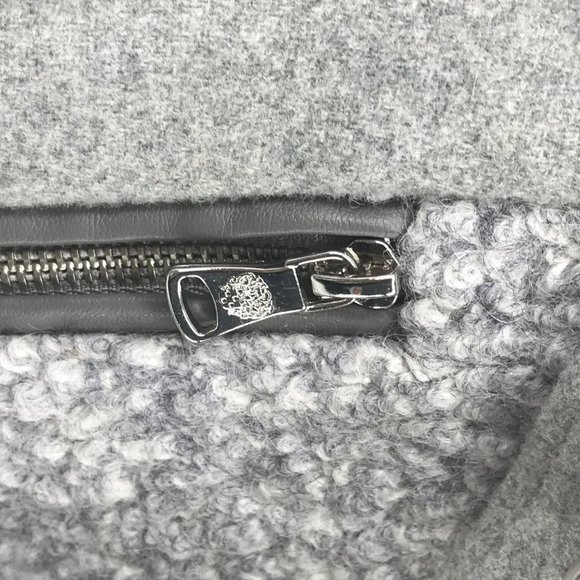 VINCE CAMUTO🌺Grey Belted Boucle Wool Coat NWOT - Picture 8 of 9